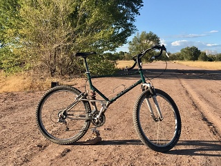 Can a thirty year old dual suspension bike fit into my riding ethos? This new build, mid August 2026, will help me answer the question. It's a 1996 Schwinn S[9Six] integrated rear triangle dual suspension with very limited travel. 
